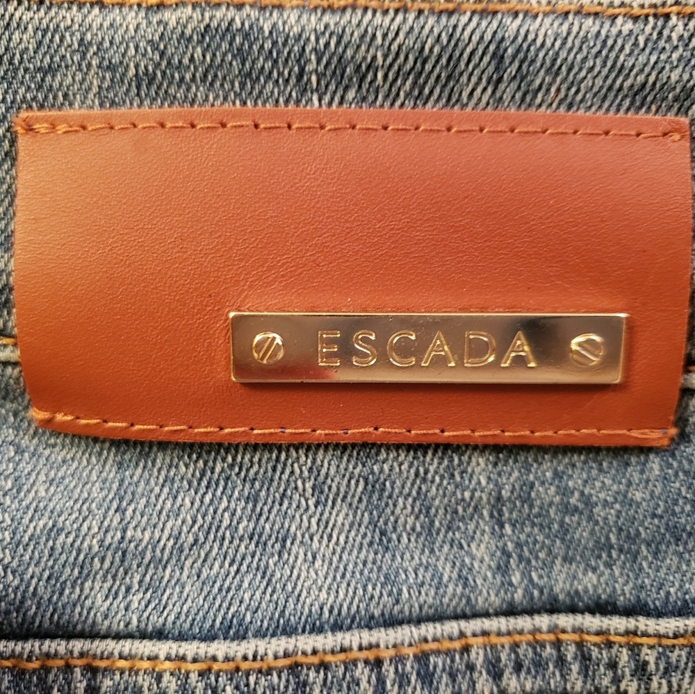 Escada Distressed & Embelished Jeans - Picture 3 of 16
